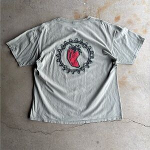 Moab Chile Pepper Bike Shop Olive Green Tee